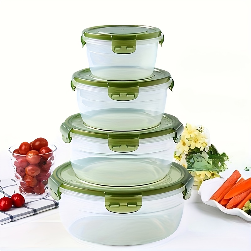 4 Plastic Food Storage Contain - Food Storage Meals recension och pris