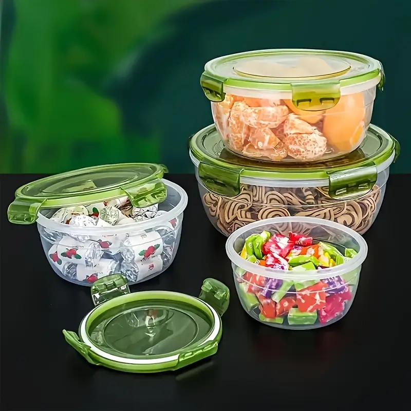 4 Plastic Food Storage Contain - Food Storage Meals recension och pris