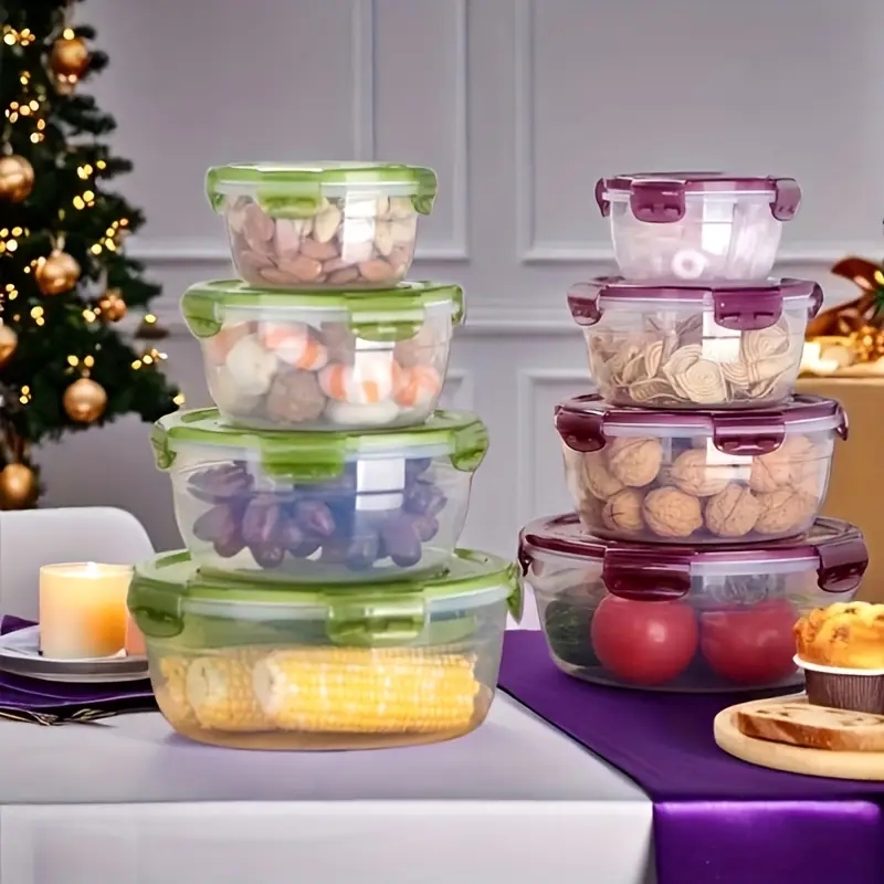 4 Plastic Food Storage Contain - Food Storage Meals recension och pris